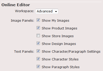 Set restrictions on the use of images and text in a customizable document