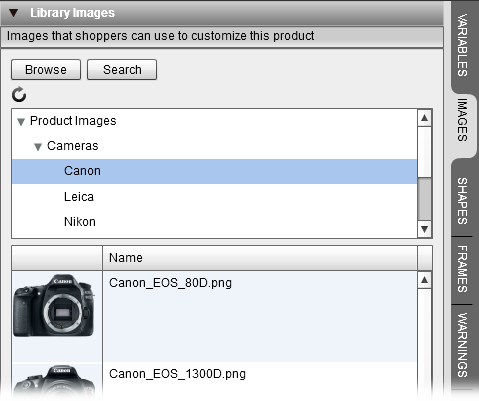 Image library asset management in StoreFront 3.5