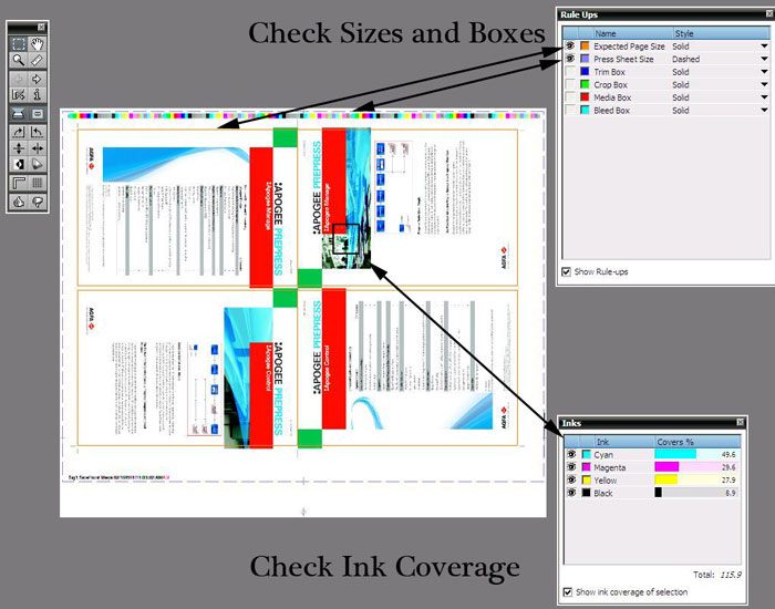Sizes and Boxes and Ink Coverage
