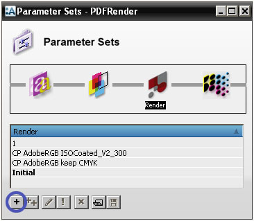 New PDF Render parameter set